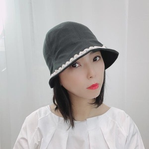 [블루피오레] 레이스 포인트 보닛 벙거지 모자 BFH941